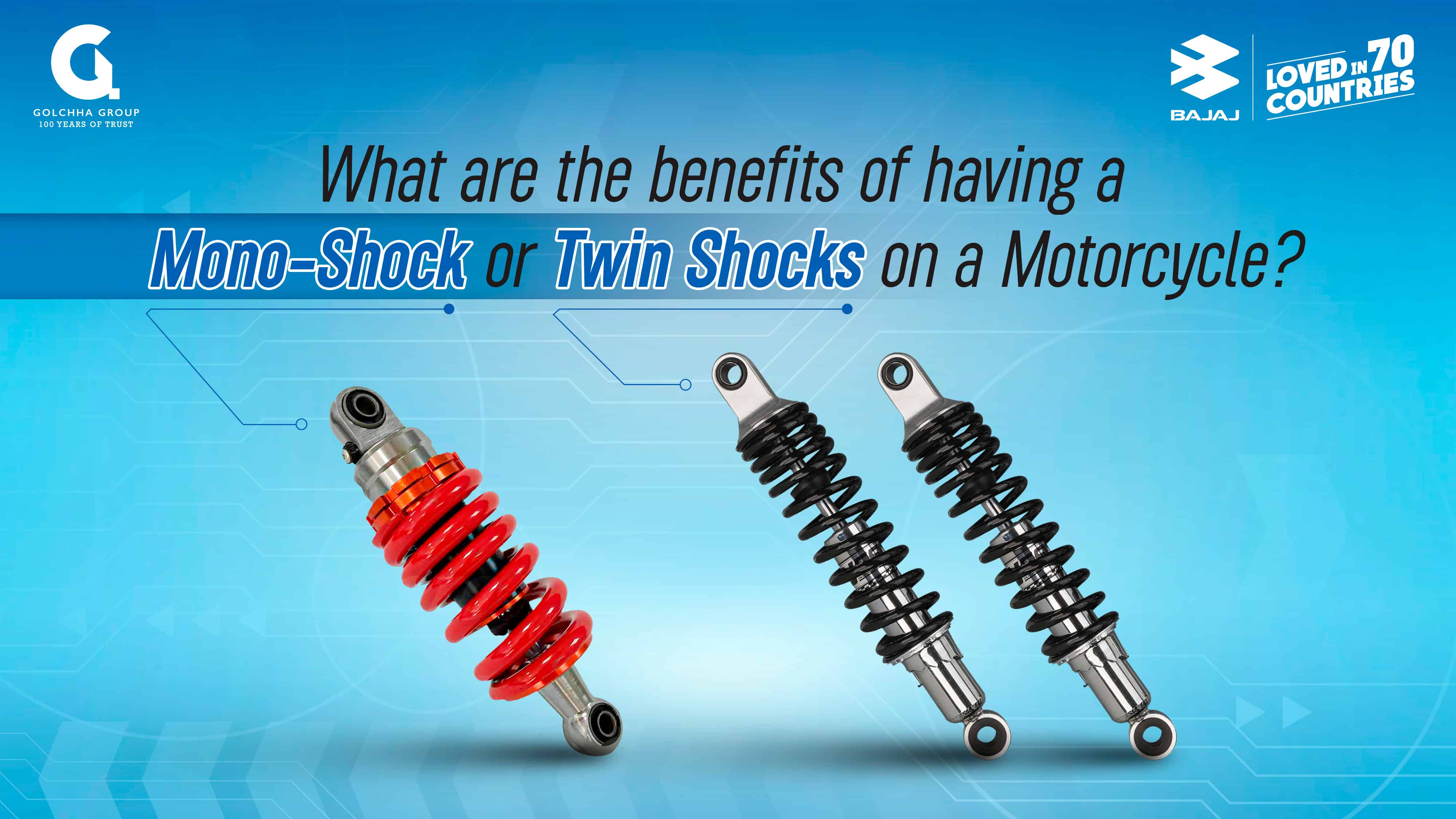 What is best in Mono, Twin or Dual shock suspension for motorcycles