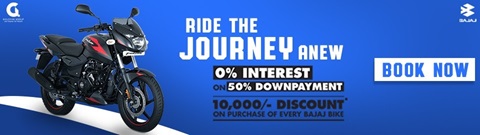 Ride the journey anew- Book pulsar bike now
